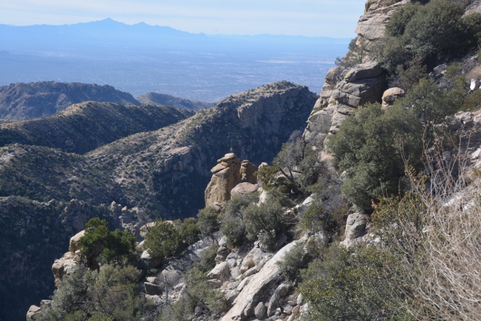 landscape, terrain along the route